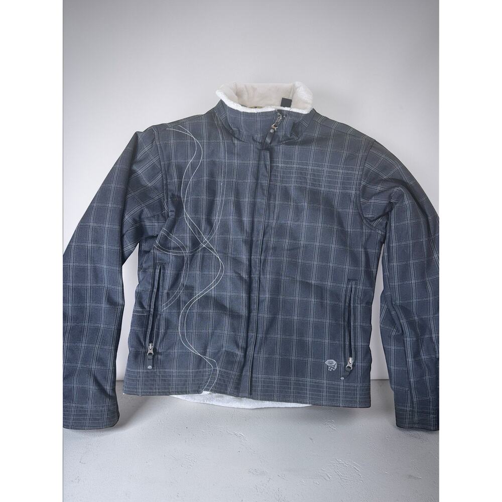 MOUNTAIN HARDWEAR Faux Fur Trim Winter Snowboard Ski Lined Small Jacket Coat